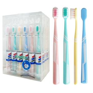10000 + Cerda Toothbrush Manual Extra Macio com Tubo De Plástico BPA Free Home Use 12 PCS/Box Alta Qualidade - Product Image 2