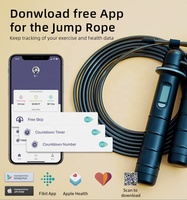 Corde à sauter intelligente connectée à l'application Skipjoy, système électronique numérique Welland, nouvelle arrivée, corde à sauter à écran LCD avec batterie