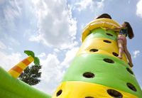 Mur d'escalade gonflable interactif pour enfants et adultes, jeux de défi en montagne, mur d'escalade pour parc d'attractions, intérieur et extérieur