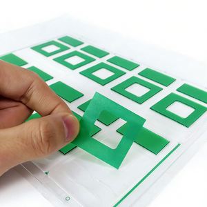 Factory Custom Die Cutting Shape Size Adhesive or No Adhesive Decorative Small PC Film PC Sheet for Electronic Accessories - Product Image 2