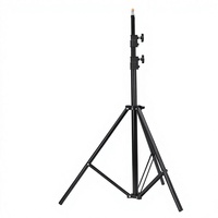 Soporte de Fondo de Aleación de Aluminio Reforzado de 2.8 Metros para Fotografía y Transmisión en Vivo, Soporte para Luz de Relleno, Capacidad de Carga de 16 kg