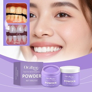 Polvo Blanqueador Dental Oralhoe en Envase Morado, Accesorio Multiusos para Salón Dental, para Fortalecer el Esmalte y Cuidar las Encías - Product Image 2