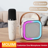 K12 Mini haut-parleur portable Microphone Haut-parleur karaoké Amplificateur stéréo 3D Haut-parleur