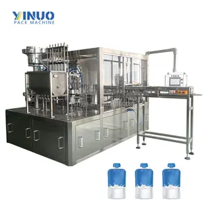 Multi-Function Packaging Machine Line Fill Spout Pouch Packaging 200ml Spout Pouch Juice Milk Water