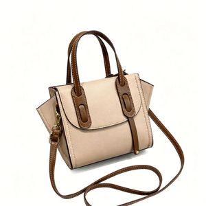 Sac fourre-tout décontracté imperméable en polyester pour femme, couleur unie, double face, à bandoulière, idéal pour l'école et les étudiants - Product Image 4
