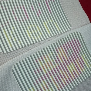Parche de Silicona Elástica de Excelente Recuperación, Etiquetas Termoadhesivas con Rayas Verticales Tridimensionales para Camisetas - Product Image 2