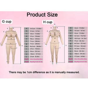 Man Naar Vrouw Body Suit Siliconen H G Cup Grote Tieten Ondergoed Met Valse <span class=keywords><strong>Vagina</strong></span> Voor Drag Queen Crossdresser - Product Image 5