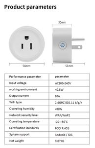 Cozylife 10A US Plug Smart Home adattatore presa WiFi ABS presa a muro con telecomando <span class=keywords><strong>Timer</strong></span> funziona con Google Home & Alexa - Product Image 6