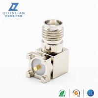 Conector SMA Hembra de Ángulo Recto para Montaje en Superficie SMD, Conector SMA para PCB
