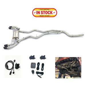 Sistema de Escape CSZ M340i para <span class=keywords><strong>BMW</strong></span> G20 M340i G22 <span class=keywords><strong>M440i</strong></span> B58 3.0T, Silenciador Valvetronic de Alto Rendimiento, Sistema de Escape Catback con Válvulas de Acero Inoxidable SS304 - Product Image 1