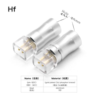 Hf 2 Pin konektor elektronik konsumen Audio 0.78mm lubang Terminal 4mm Oem Odm Jack Speaker