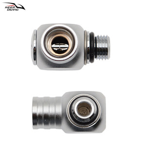Equipo de buceo, conector giratorio de 360 ​​grados de aleación de aluminio para manguera de baja presión del regulador Bcd - Product Image 2