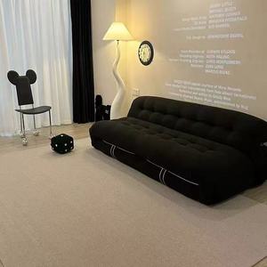 Sillón Puff Casual Hippo Sofa con Patas de Acero, Minimalista para Sala de Estar, Individual, Doble, Triple, Cuádruple, con Patrón Artístico - Product Image 3