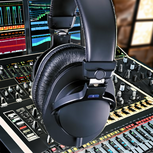 Roland RH-200 Over-Ear Metal Stereo Headphones Black Coiled Cable with ENC Clear Accurate Sound for Comfortable Studio Work