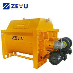 공장 직송 ZEYUZHONGGONG JS500 콘크리트 믹서 기계 25m3/h 용량 고하중 순간 CE 인증 PLC 제어 - Product Image 2