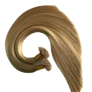 full cuticle aligned double drawn best quality wholesale human hair 100% Russian customized color size direct supplier u tip