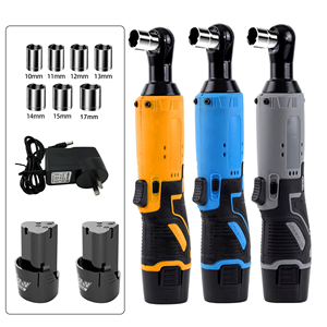 L Llave de Impacto Inalámbrica de Alto Torque con Batería de Litio de Carga Rápida, Llave de Impacto Angular de 90 Grados con Soporte de Carga para Bricolaje Eléctrico de 12V - Product Image 2