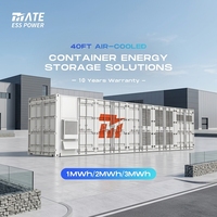 Système de stockage d'énergie avec conteneur de batterie LiFePO4 1MWH 2MWH 3MWH avec certifications GB CE UL IEC UN38.3 pour le raccourcissement des pics de consommation dans les micro-réseaux industriels