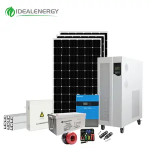 12kw 12 kw 12000watt off grid solar panel system alle solar batterie kit in einem kompletten preis liste