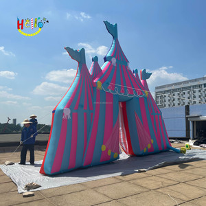 Arco de rayas coloridas <span class=keywords><strong>Carnaval</strong></span> gigante <span class=keywords><strong>entrada</strong></span> de circo inflable - Product Image 3