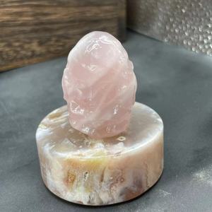 Ganesha Tallado en Cristal de Amatista de 4cm, Artesanía en Piedras Preciosas Naturales, Regalos de Cristal Curativo, Regalos de Navidad - Product Image 5