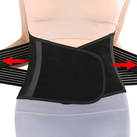 Ceinture de soutien respirante pour la taille, idéale pour la gym et le bureau, protection ajustable et compressive pour le bas du dos