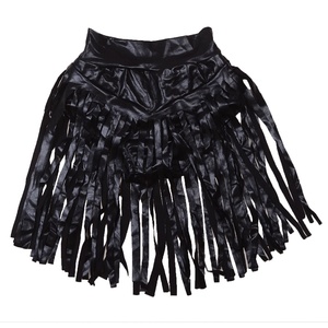 Pantalones cortos de moda para niña con borlas de cuero y estampados, pantalones cortos de bebé con cintura de papel y mariposas para niña pequeña - Product Image 2