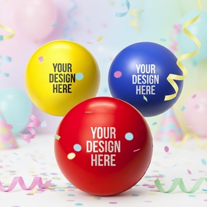 Pelota Antiestrés Personalizada al por Mayor con Logotipo, Pelota de Espuma de PU Redonda para Exteriores, Juguete para Regalo Promocional - Product Image 1