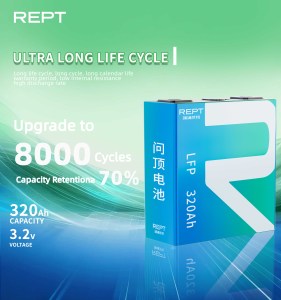 เซลล์แบตเตอรี่320ah LifeO4แบบปริซึมลิเธียมเหล็กฟอสเฟตสำหรับ8000รอบความจุสูง3.2V ce/rohs ได้รับการรับรองสำหรับ - Product Image 2