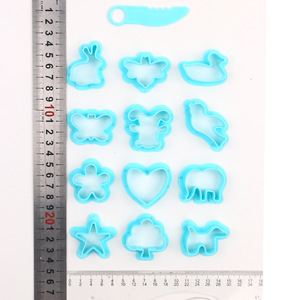 CHENXI Bonitos Cortadores de Arcilla Polimérica con Forma de Animales, 13 Estilos, Moldes de Arcilla, Herramientas, Set de Juguetes DIY, Set de Herramientas para Arena - Product Image 3