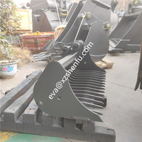 Bucket Excavator Mini untuk Mesin Konstruksi, Model Sieve Rake, Lebar 1000mm, Tipe Skeleton
