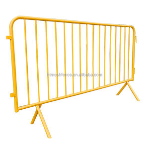 Barrera de control de multitudes de acero galvanizado para eventos Conciertos Reuniones públicas y sitios de construcción Modelado 3D incluido - Product Image 3