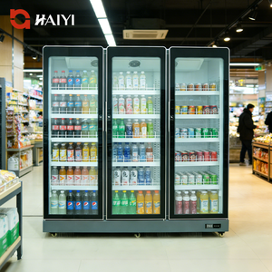 ตู้แช่เครื่องดื่มแบบกระจก 3 ประตู สำหรับซุปเปอร์มาร์เก็ต - Product Image 3