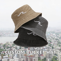 Casquette de pêcheur unisexe de haute qualité avec broderie personnalisée, en toile, réglable, style vintage, protection solaire pour adultes, idéale pour les voyages