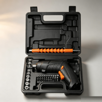Petit ensemble perceuse-visseuse électrique sans fil rechargeable 24V avec moteur sans balais et 48 embouts pour usage domestique