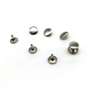 Rivets à double capuchon colorés personnalisables en différentes tailles, rivets à clous en acier inoxydable - Product Image 1