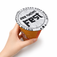 Autocollants de sécurité personnalisés pour couvercles de verres à boisson, anti-spike, pour fêtes, clubs, bars, discothèques