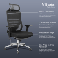 Nouvelle Arrivée : Fauteuil de Direction Ergonomique pour Personnes de Grande Taille avec Appuie-Tête 4D – Chaise de Bureau pour Employés