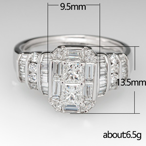 Anello dal design a forma di T, stile semplice, per donna - Product Image 6