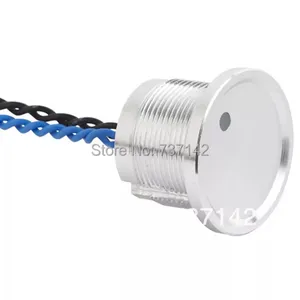 ELEWIND 22MM Dot Chiếu Sáng Hợp Kim Nhôm Bạc Piezo Công Tắc Nút Nhấn (PS223Z10YNT1R12D)