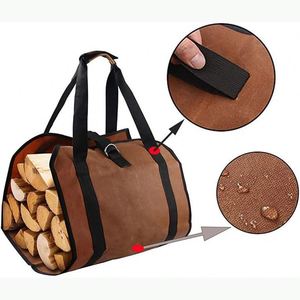 Free Sample Heavy Duty casual Firewood <b>Carrier</b> eva Log <b>Carrier</b> Tote <b>Bag</b> Wooden Clutch <b>Bag</b> <b>Holder</b> Stand - Product Image 2
