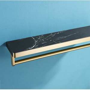 304 acier inoxydable ajouter marbre écologique antidérapant mural brossé or distributeur <span class=keywords><strong>de</strong></span> serviettes en papier support - Product Image 6