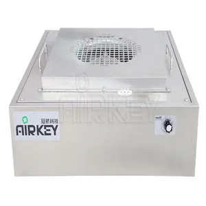 Ventilador de fluxo laminado de airkey, unidade de filtro de hepa ffu para sala limpa hospital