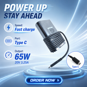 <b>USB</b> Type <b>C</b> Charging <b>Adapter</b> Support 65W 20V 3.25A Fast Charging with <b>USB</b> Charger Type-<b>C</b> for Laptop - Product Image 1