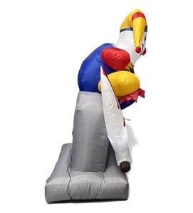 <span class=keywords><strong>Clown</strong></span> gonflable automatisé de 6 pieds pour Halloween, s'assis sur la pierre tombale avec une faucille, pour décorations extérieures - Product Image 6