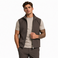 Gilet sans manches réversible personnalisé avec logo pour homme, léger et décontracté