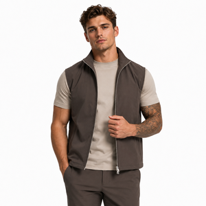 <span class=keywords><strong>Gilet</strong></span> Senza Maniche Reversibile con Logo Personalizzato per <span class=keywords><strong>Uomo</strong></span>, Leggero e Casual - Product Image 2