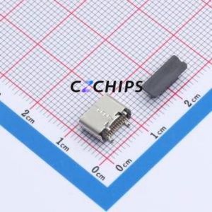 HYCW510-USBC24-650B USB Connector SMD Connector ( Connector Type: Type-C )( Gender: Female )( Mounting Type: Vertical Mount ) - Product Image 2