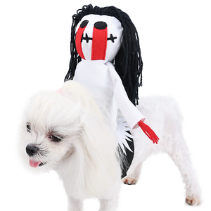 Nettes Dog Devil Kostüm für Halloween & Weihnachten Lustiges Haustier Halloween Cosplay Devil Outfits für Pet Dress-Up - Product Image 3