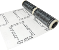 Tapete Protector para Piso de Automóvil, Transparente, Perforado, Suave, Resistente a la Humedad, Autoadhesivo, de Polietileno, 21" x 200', 4 Mil, para Cuidado del Automóvil